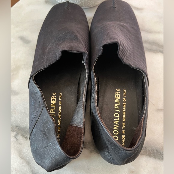 Vintage 90’s Donald J Pilner  black slip on flats. Never worn. 8.5 M - Picture 2 of 11